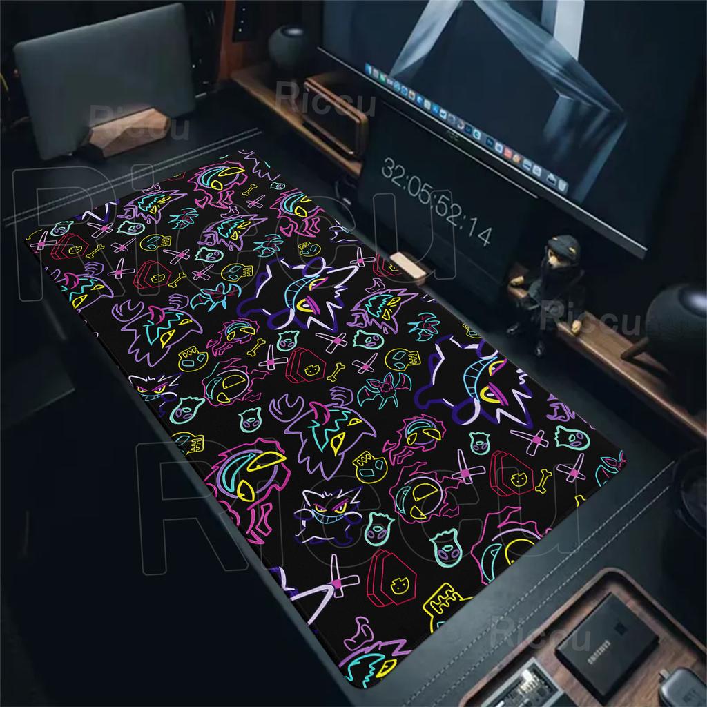Anime Mousepad G-gengar Computer Laptop Keyboard Mouse Pad Gamer Accessories Decoracion Desk Mat Pokemon Large Gaming Mousemat