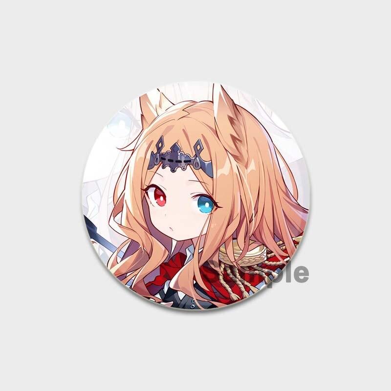 58 мм модные ювелирные аксессуары поп-игра Arknights эмалированные булавки эстетическая милая брошь ручной работы булавка мультяшный значок для рюкзака одежды