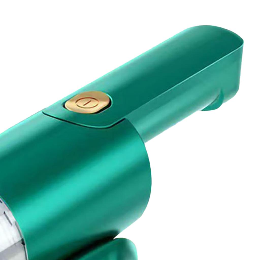 Ручной пылесос для кровати УФ пылесос для матраса Удалитель волос и клещей Чистящая машина Зеленый