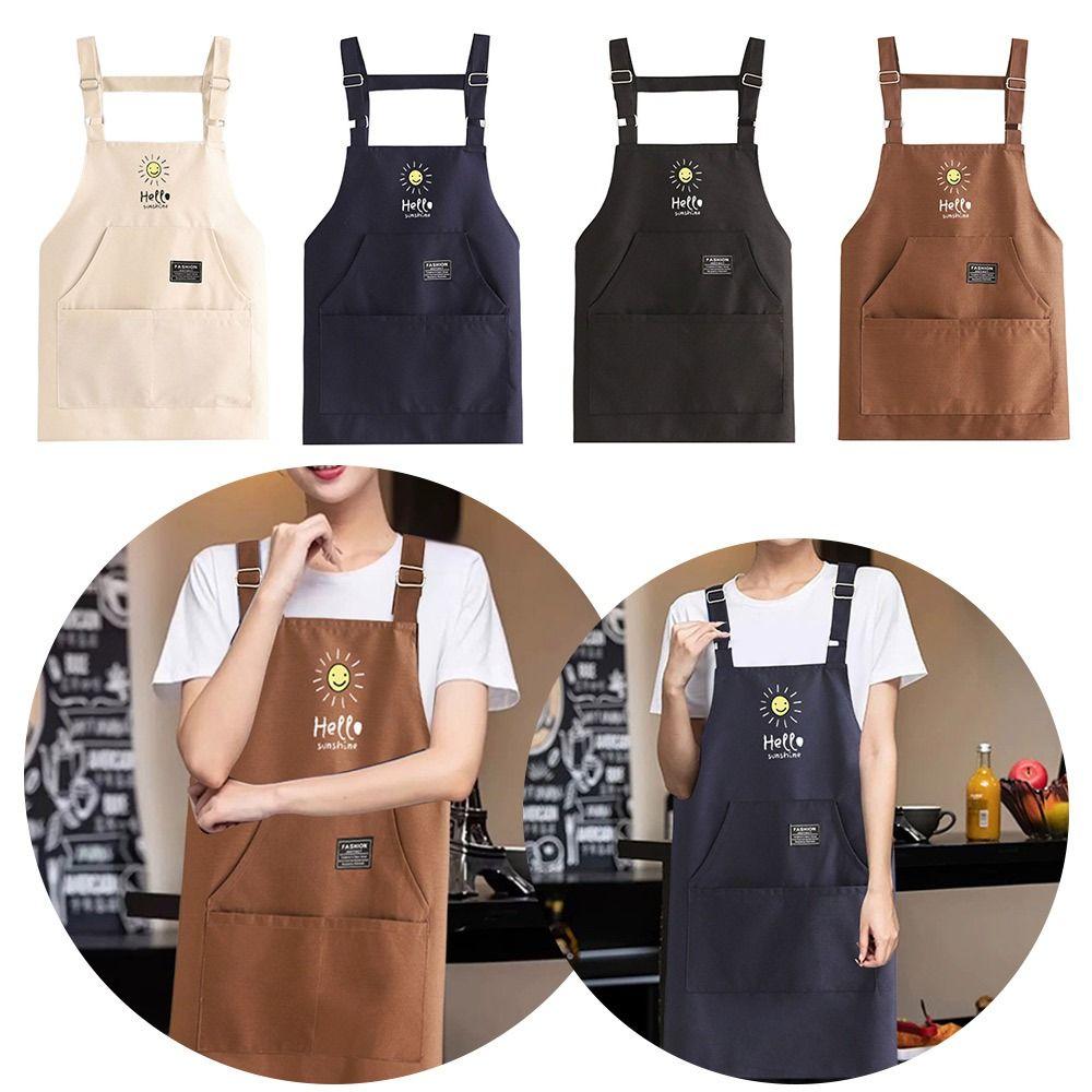 Фартук шеф-повара без рукавов, холщовый, для готовки и выпечки, многоцелевой кухонный фартук для поваров и официантов