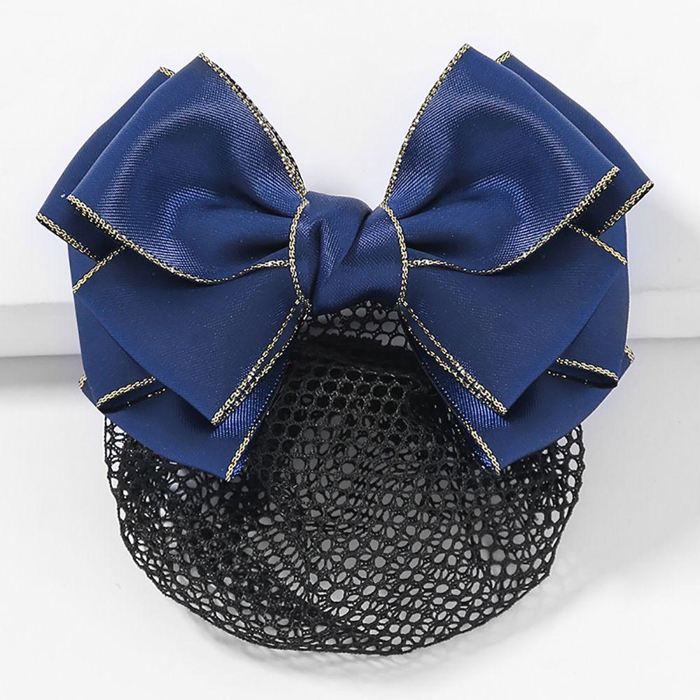 Nurse Female For Girls Headwear Ponytail Clip Korean Bun Snood Hairgrips Cover Net Bow Spring Clip