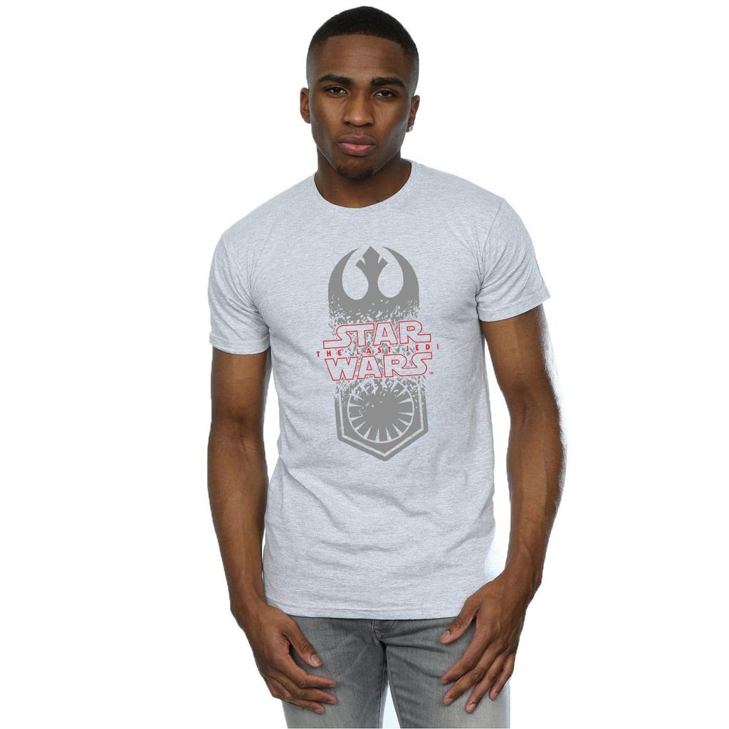 Star Wars Mens The Last Jedi Symbol Crash T-Shirt
