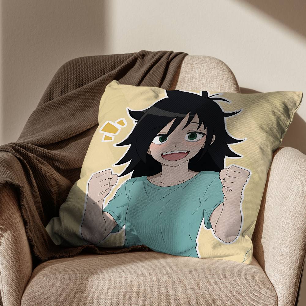 Watamote милая Томоко Куроки Наволочка Офисные Подушки Подходят для Дивана Машины Спальни Декоративная Наволочка