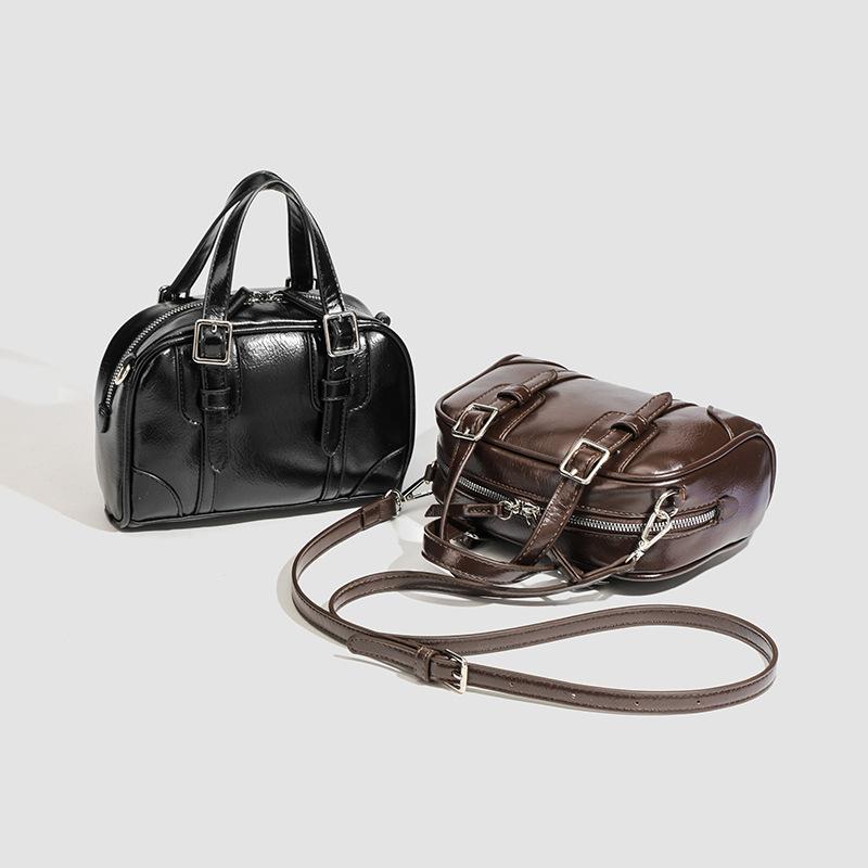 Женская сумка корейская универсальная осенне-зимняя нишевая ретро черная сумка универсальная сумка через плечо сумка через плечо