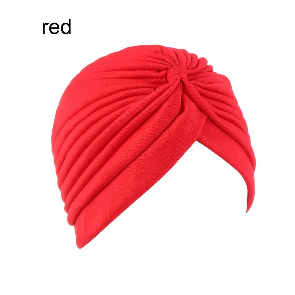 Women Head Wrap Ladies Head Cover Stretchy Turban Muslim Hat Bandana Scarf Hair Loss Chemo Cap Headwear