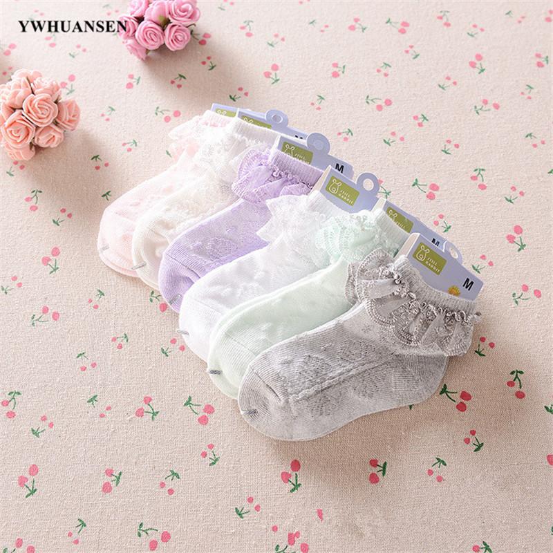 0 To 6 Yrs Cotton Eyelet Flower Socks Toddler Baby Child Girls Ruffle Lace Ankle Cotton Dress Socks Princess Summer