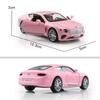 Подарки для девочек серии розового цвета Volkswagen Beetle Bentley McLaren Lamborghini Maserati Benz AMG Nissan GTR Литые игрушечные машинки 1:36 Модель из сплава