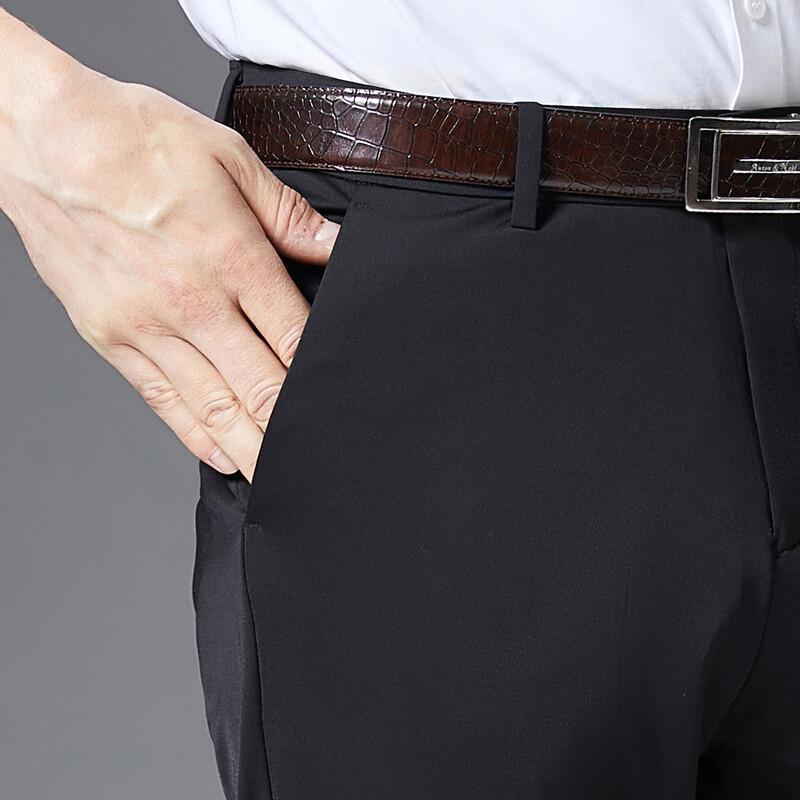 Мужские брюки Antonio с высокой эластичностью, в деловом повседневном стиле, прямого кроя