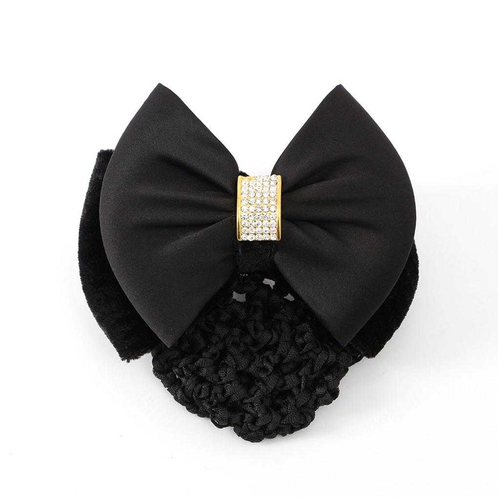 Женская повседневная квадратная кубическая сетка для волос с лентой для прически пучок