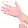 50/100 шт одноразовые розовые нитриловые перчатки бытовые чистящие средства для татуировок волос покраска маникюр без латекса водонепроницаемые чистящие средства