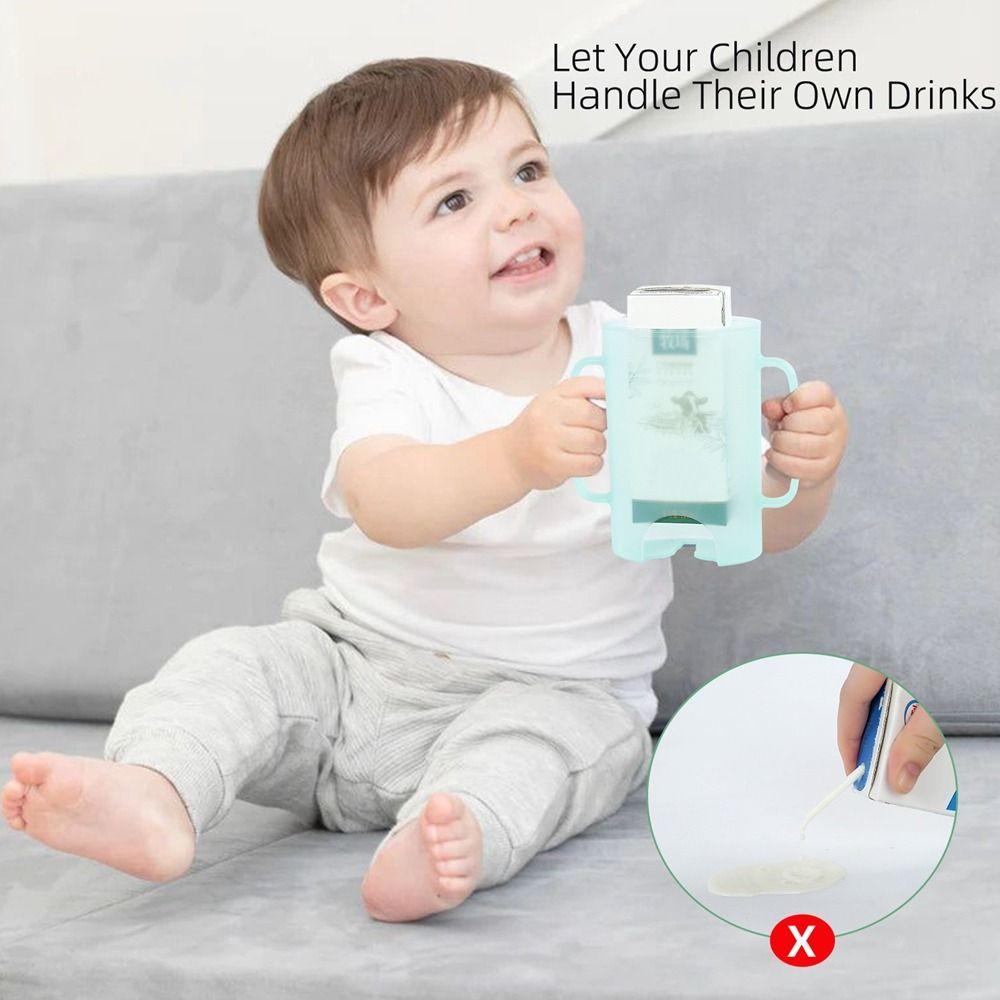 Пластиковый держатель для пищевого пакета Удобный держатель для пакета молока Держатель для пакета сока для ребенка