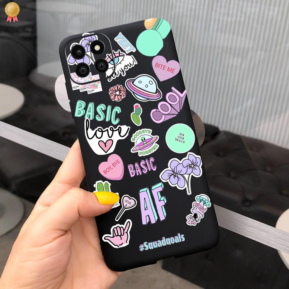 For Samsung A22 A22S 5G Case Cute Flower Butterfly Shockproof Silicone TPU Cover For Samsung Galaxy A22 A22S 5G Phone Case Funda