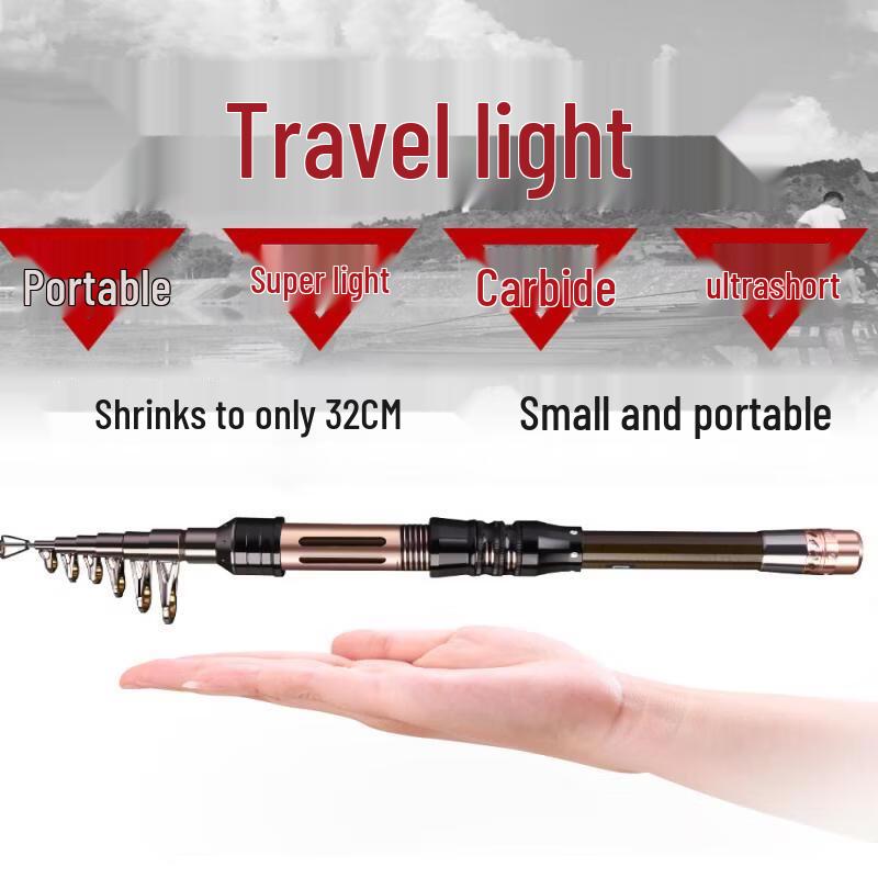 ZOCO Mini Portable Telescopic Fishing Rod