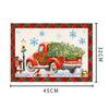 Santa Claus Christmas Placemat - Heat Insulating Dining Table Mat for Home & Restaurant