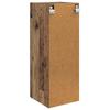 Wall Mounted Cabinet Reclaimed Wood Look 33 x 34.5 x 90 cm Particleboard