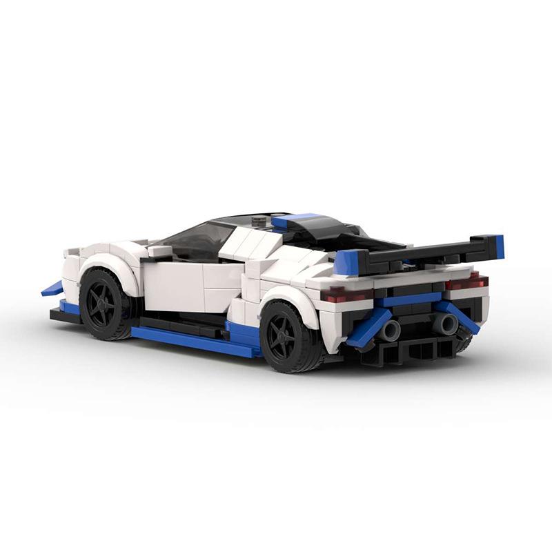 MOC-172824 Rambo Huracan STO Boy Assembled Building Blocks Speed8 Grid Car Gift