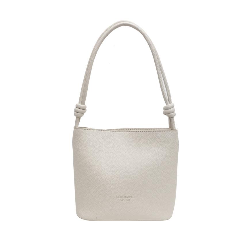 This Year's Popular Bag Women's Large-capacity 2025 New Summer Retro Fashion Shoulder Large-capacity Textured Bucket Bag