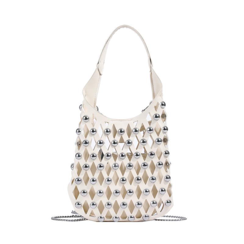 Полая сумка через плечо для женщин, маленькая сумка через плечо, пляжная сумка, модная