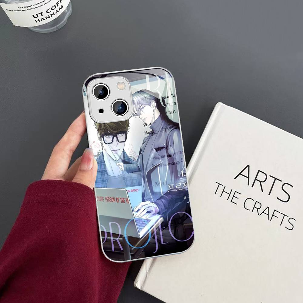 Nerd Project bl Anime For iPhone 14 13 12 Mini 11 Pro XS Max X XR 14 Plus Tempered Glass Cover