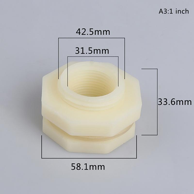 Пластиковый водовыпускной патрубок Пластиковый внутренний резьбовой соединитель Соединитель для водонапорной башни Аксессуары для ведра