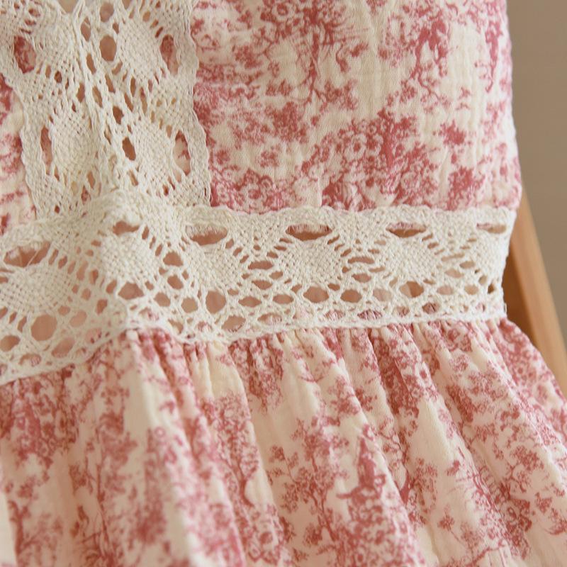 Летняя ночная сорочка без рукавов, ночное платье, женская одежда для сна, пижамное платье из чистого хлопка, женская ночная одежда с V-образным вырезом, домашнее платье