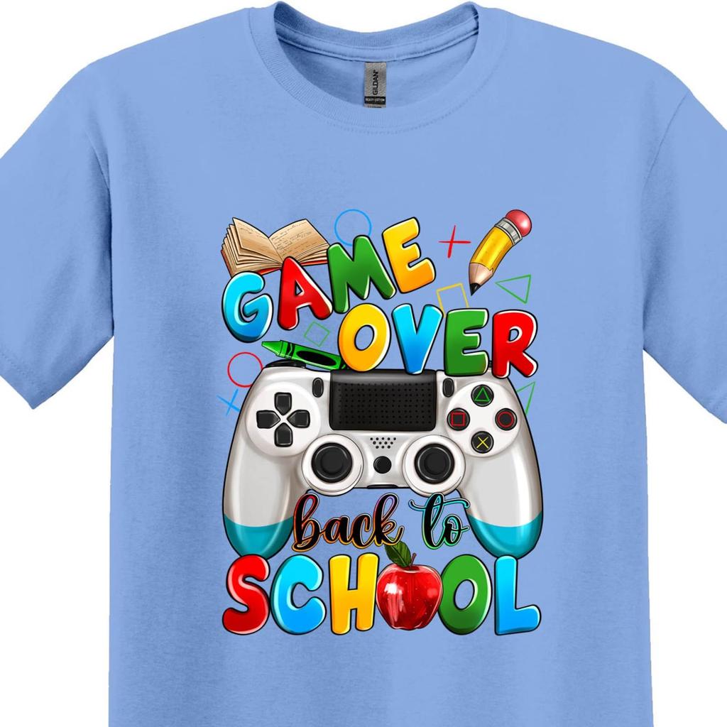 Game Over Back to School Shirt, Funny Teacher Shirt