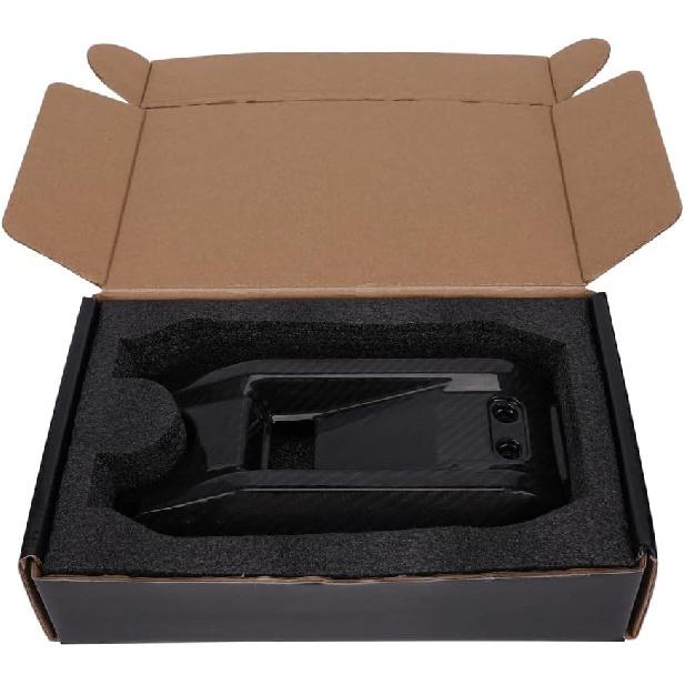 Крышка аккумулятора из настоящего углеродного волокна для Surron Light Bee, Защита обтекателя для электрического мотоцикла для бездорожья Surron Light Bee X/S - Черный