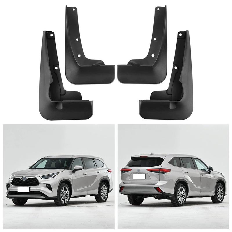 4 Pcs/set Mudguards for Toyota Highlander 2024 Fender Mud Flap Guard Splash Car Auto Styline Front Rear Accessories