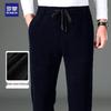 Мужские вельветовые брюки прямого кроя в стиле business casual от Romon