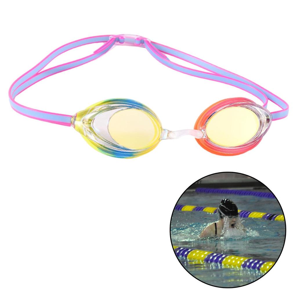 Water Glasses Professional Swimming Goggles Adults Waterproof Swim Protection Anti Fog Adjustable Glasses Water