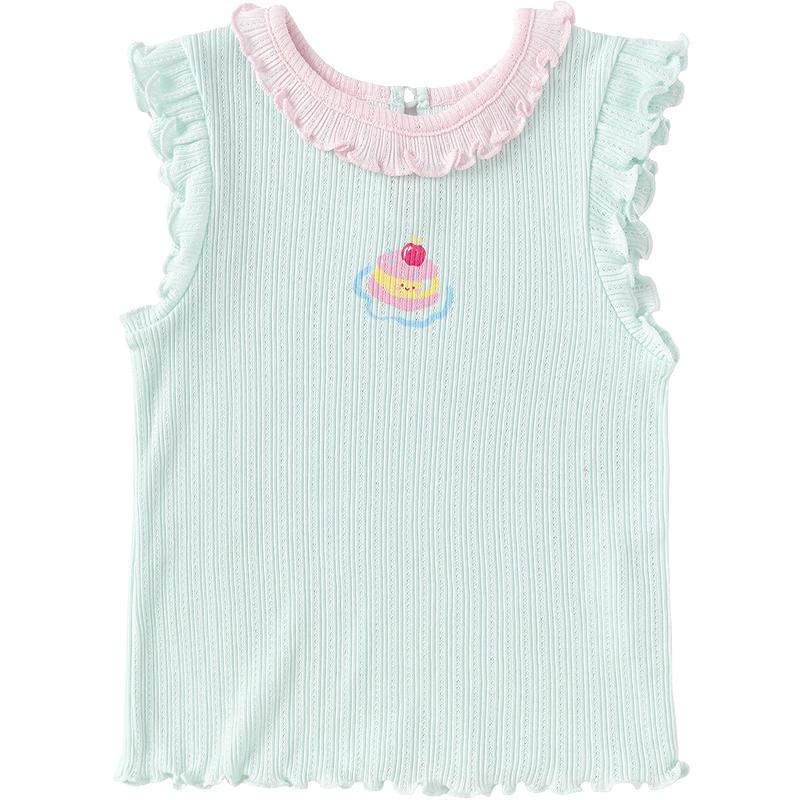 Balabala Girls' Ribbed Vest Top