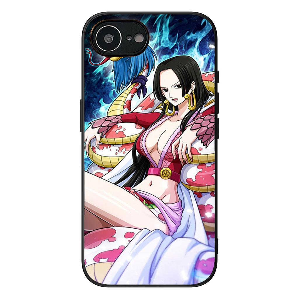 Cover for Samsung Galaxy A36 A17 A26 A07 A35 A54 A53 A13 A33 A34 S8 S9 S20 S21 FE S10 Plus Case One Piece Boa Hancock Luffy