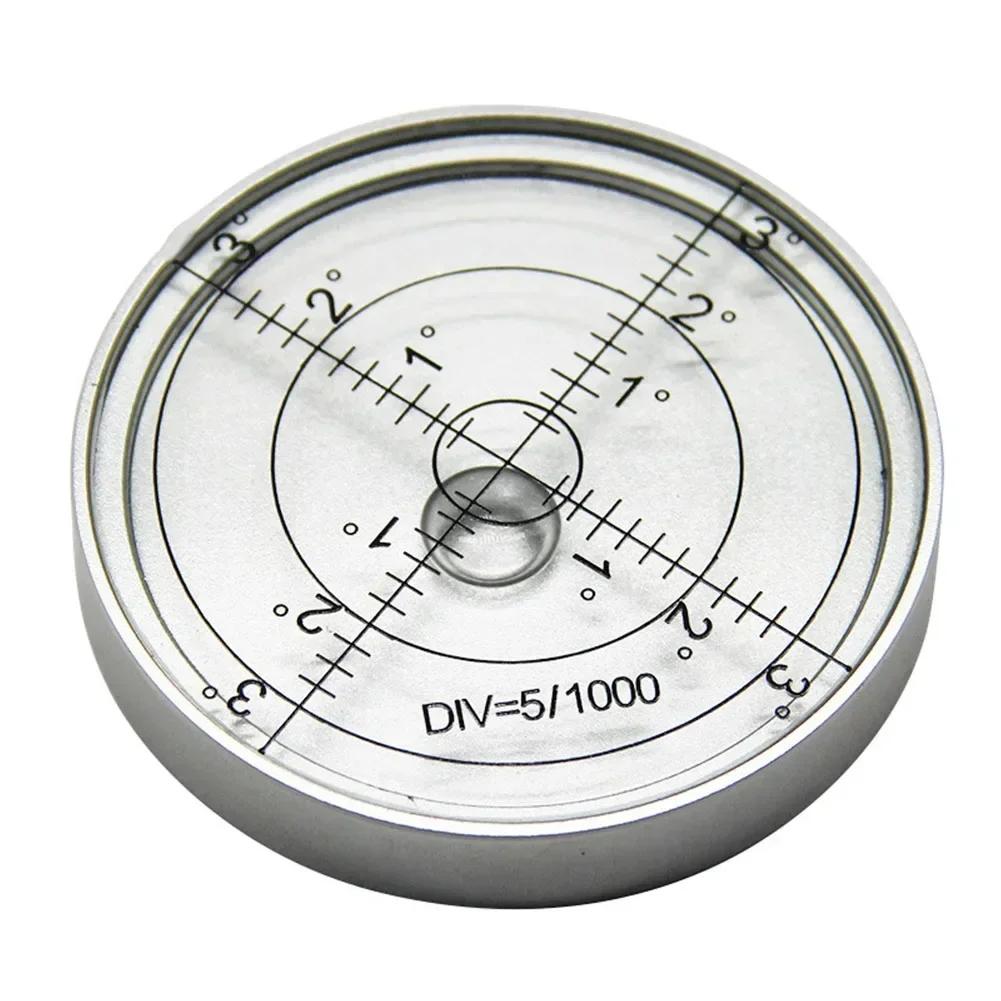 60x10мм Высокоточный металлический спиртовой уровень со шкалой Горизонтальный пузырь для DIY Бытовой уровень Пузырьковые измерительные инструменты