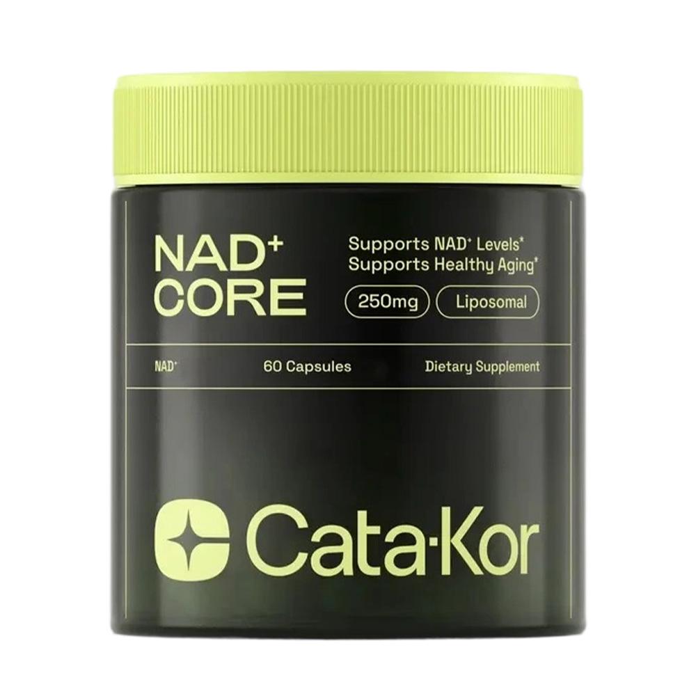 CataKor NAD+ Core — Liposomal NAD+ 250mg, 60 Vegetable Capsules, Supports NAD+ Levels and Healthy Aging