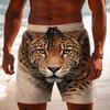 Мужские Плавки Шорты для плавания Boardshorts с животным Котом Смешные Средняя посадка Уличный стиль
