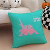 Kkappa logo Cushion Cover Throw Pillow Cover Hidden Button Durable Polyester Chair Cushion