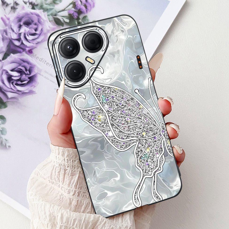 For Tecno Pova 7 5G Cover Case LJ7 Luxury Butterfly Love Fashion Flowers Cool Lion Painted Phone Case For Techno Pova7 5G Bumper