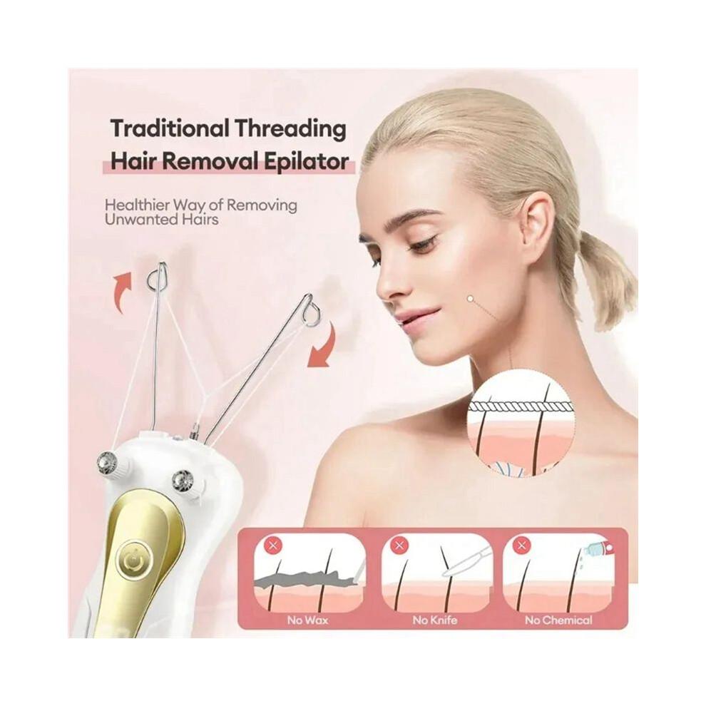 Electric Body Hair Remover, Cotton Thread, Razor for Legs and Arms, Feminine Beauty, Neck Hair Remover, LCD Screen less