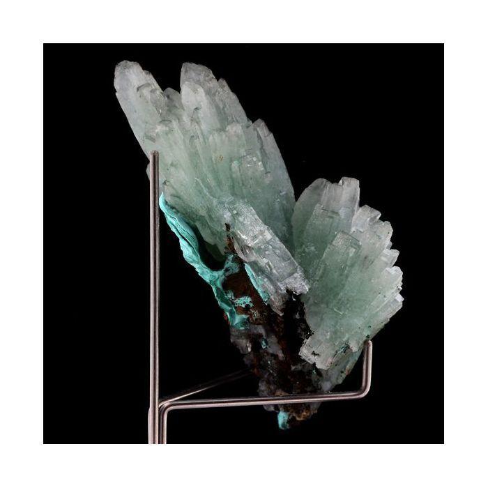 Pierres et Minéraux. Baryte Malachite. 516.5 ct. Shangulowé Mine, Katanga, Zaïre.