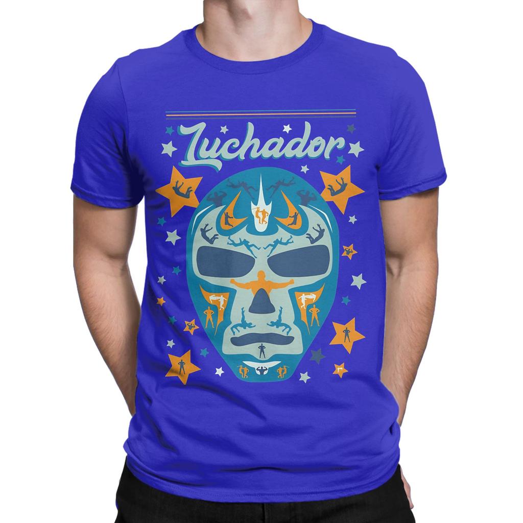 Смешная футболка с графикой Luchador 100% хлопок Топы Luchador Футболки для унисекс