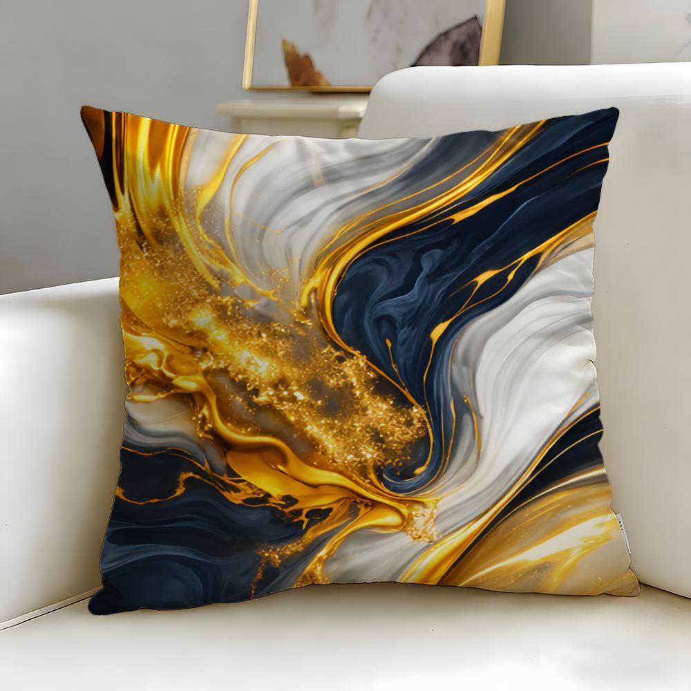 Style Highend Texture Cushion Cover Soft  EasyWash Pillow Case  Versatile for Couch Bed Travel and Office