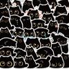 Cute Cat Cartoon Graffiti Stickers: Waterproof DIY Decorations for Notebooks & Suitcases