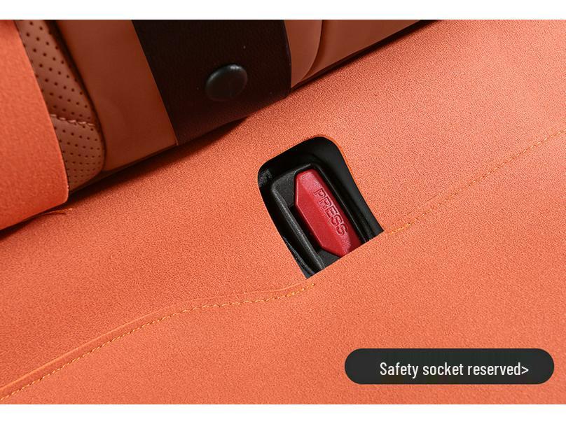 All-Season Suede Seat Cushions for Geely Galaxy E5 - Semi-Enclosed Design