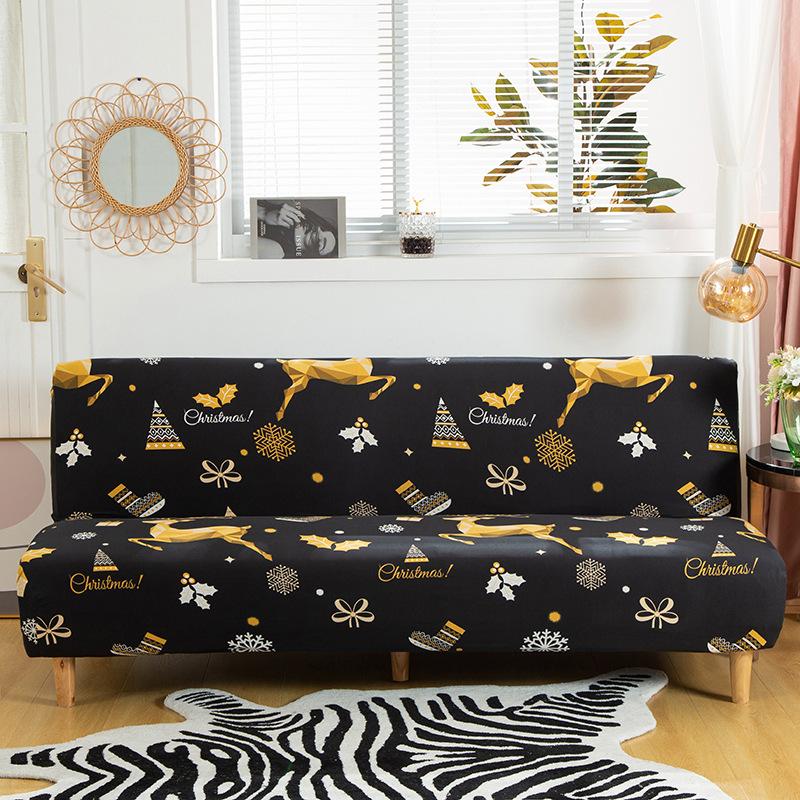 All-Inclusive Folding Sofa Bed Cover Stretch One-Piece Sofa Cover Without Armrest Can Be Used Directly