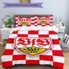 3pcs Football Team (61) Design Cover Set - HD Printed Bedding with 1 Cover and 2 Pillowcases - Perfect for Home and Dorm Decor