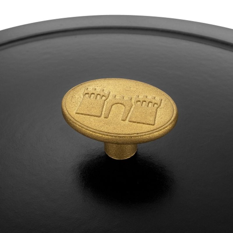 Ballarini Bellamonte Cocotte Oval Cast Iron Pan 29cm Black (Tax Included)