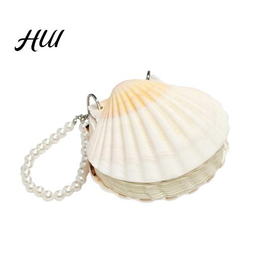 Seashell Craft Notebook Shell Binder Journal Natural Scallop with 30 Pages Ocean Inspired Creative Portable Beach Diary Gift for Lovers Handmade