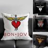 B-Bon Jovis Band Наволочка для подушки-подушки Ультрамягкая, приятная для кожи ткань Облачный комфорт и скрытая молния