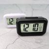 Electronic table clock, mains and battery powered, night light, silent, with snooze function