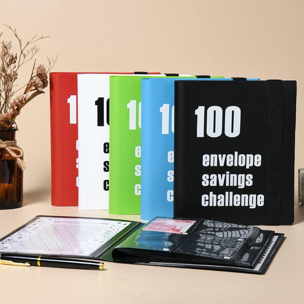 Книга «100 дней сбережений» Цветной бюджетный переплет Подарок на Рождество и Новый год